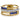 Gabriel & Co. 14K White & Yellow Gold Diamond & Blue Sapphire Wide Band